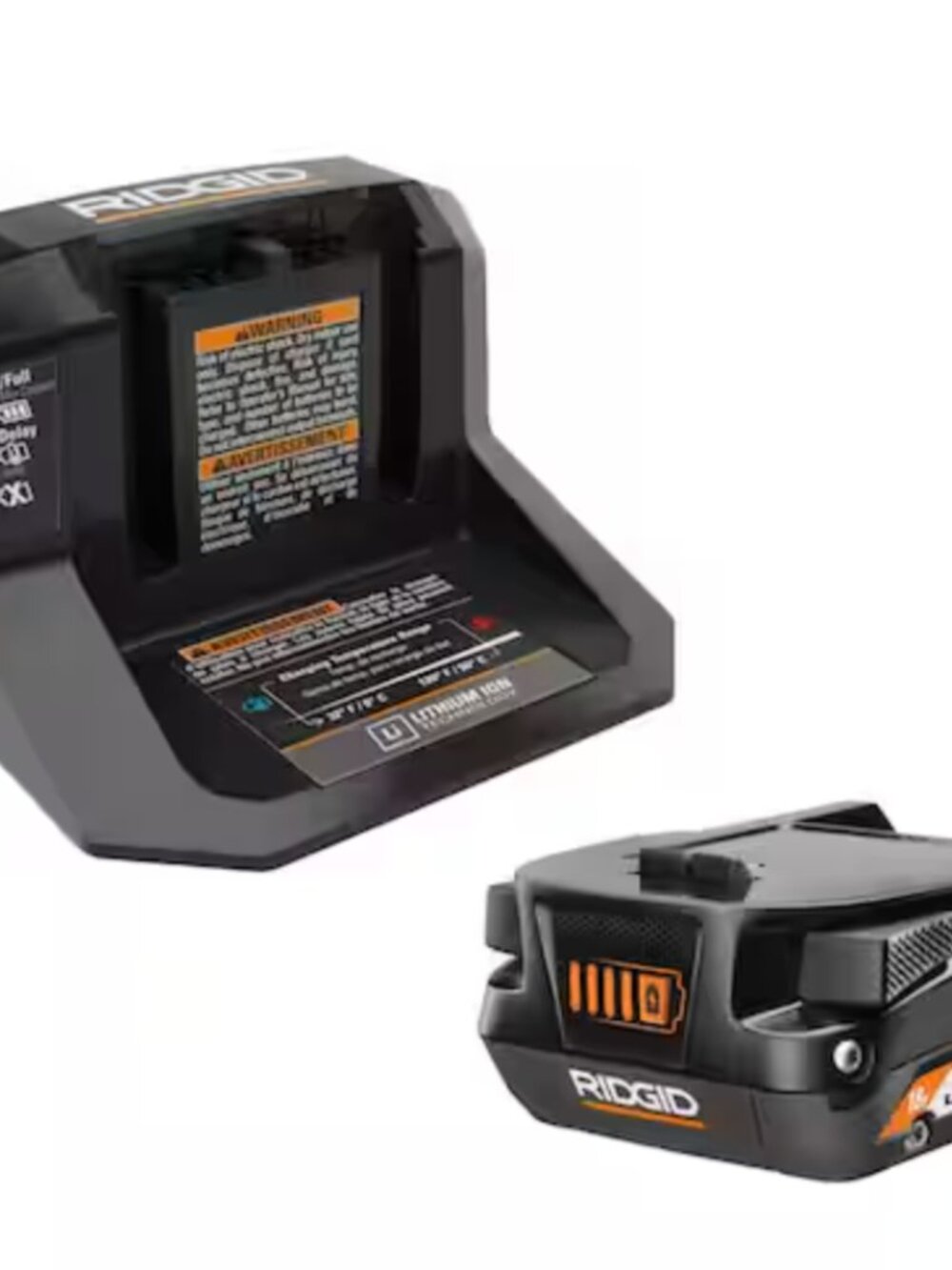 Ridgid 18V Lithium-Ion 2.0 Ah Battery Starter Kit